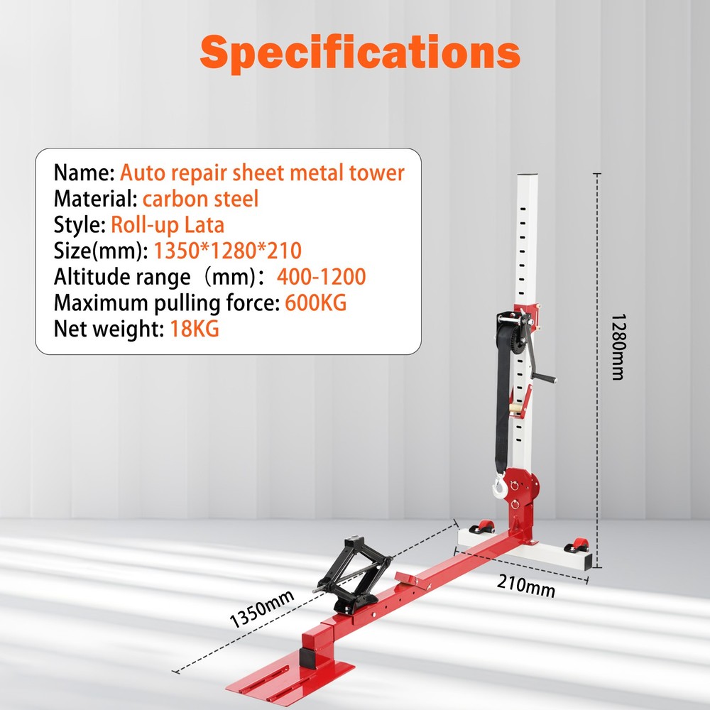 Car Body Dent Puller Sheet Metal Dent Pulling Tower Dent Removal Puller System