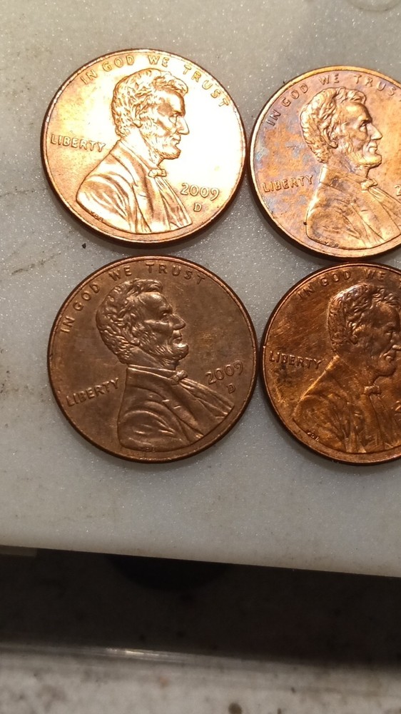 2009 Lincoln Bicentennial Small Cent Set Denver All Four Varieties
