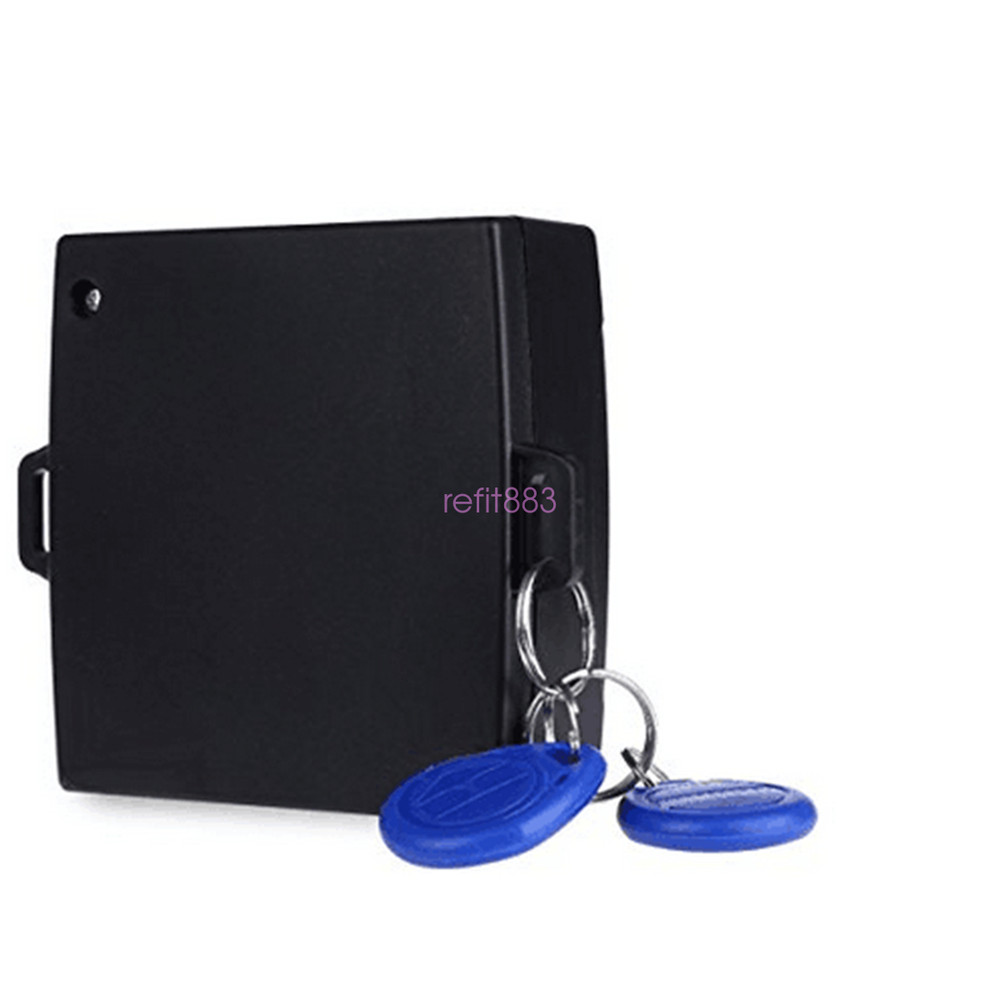Car Push Start Button RFID Lock Engine Starter Ignition Car Alarm Keyless Entry