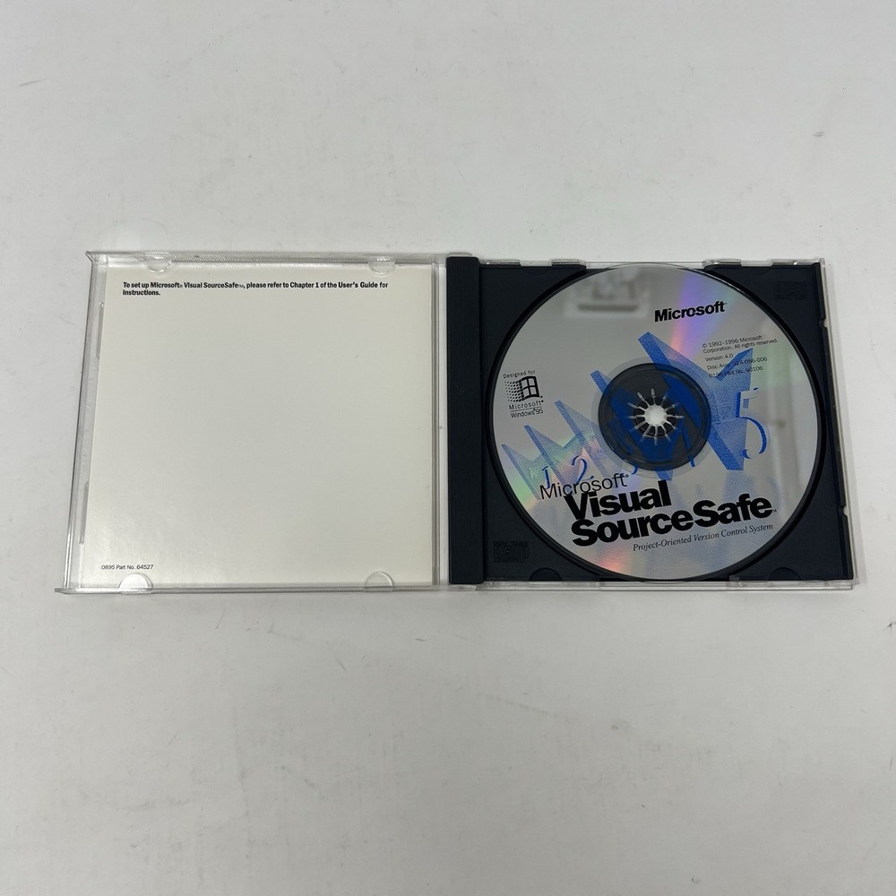Microsoft Visual SourceSafe 6.0 For Windows w/ CD Key