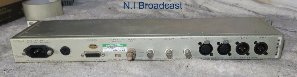 Calrec lip stick interface video audio unit