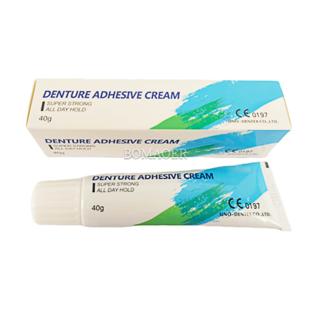 Denture Fixative Cream 40g, Extra Strong Hold Adhesive