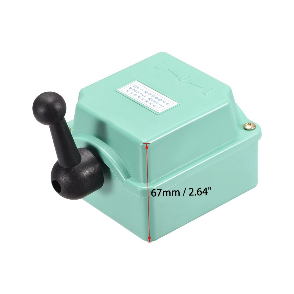 Drum Switch QS-15 3Position Forward/Off/Reverse Motors Control Plastic Shell 15A