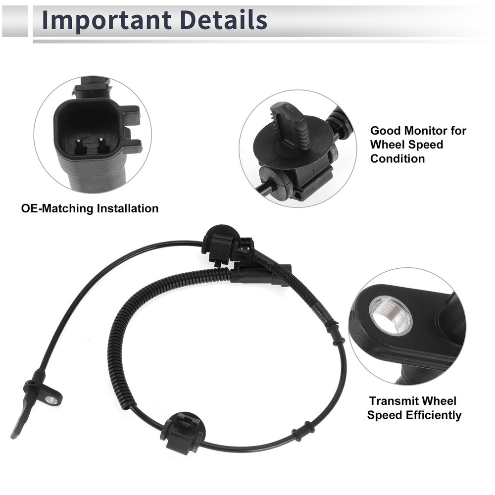 Front Left/Front Right ABS Wheel Speed Sensor for Cadillac ATS 2013-2019 1 Pcs