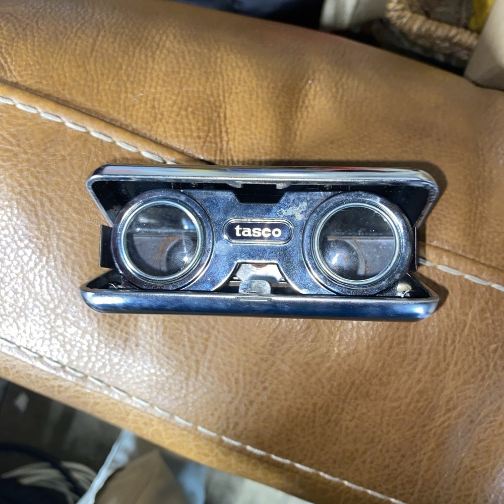 Vintage Tasco Folding Opera Glasses Binoculars