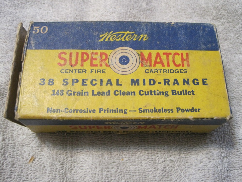Vintage Western Super Match .38 Special Mid-Range - Empty Box