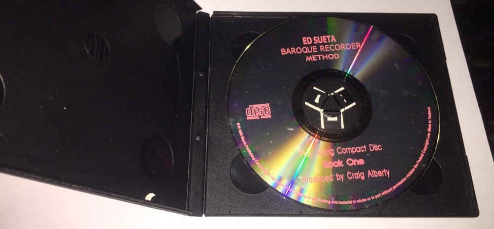Ed Sueta Baroque Recorder Method Play Along Cd