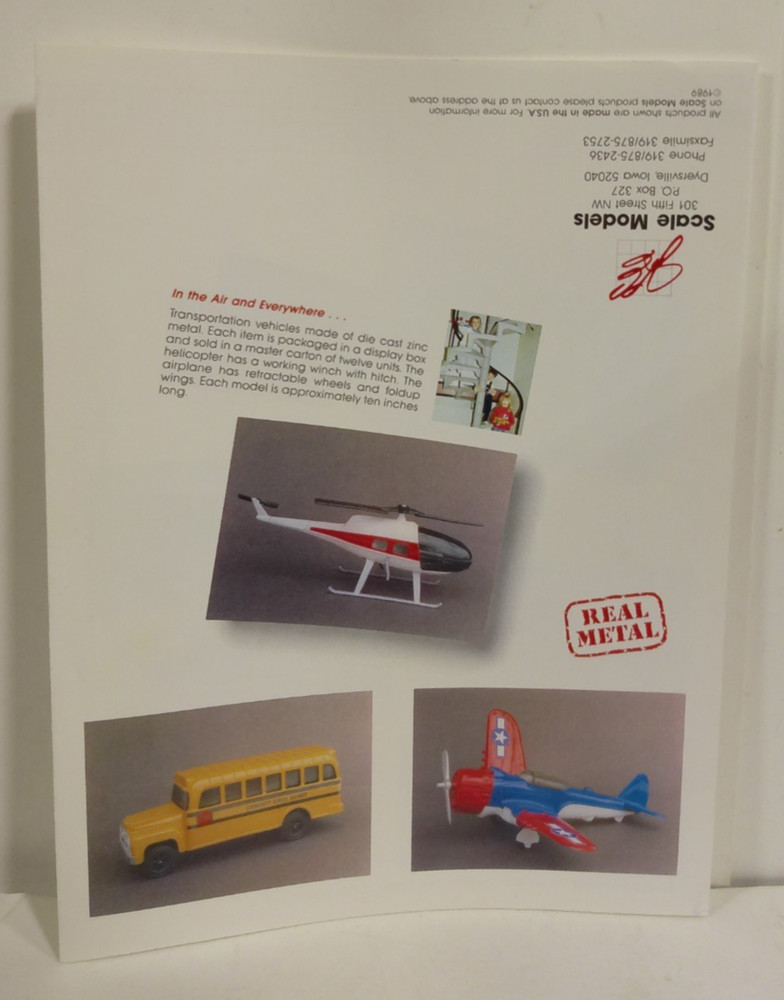 JLE Scale Models 1989 Back To The Basics Catalog