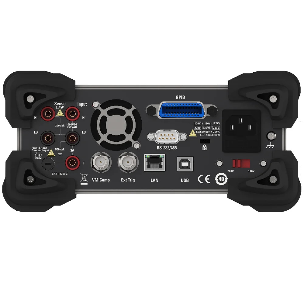 Hantek 6 1/2 Bit Bench Digital Multimeter True RMS Double-Display USB RS232/485
