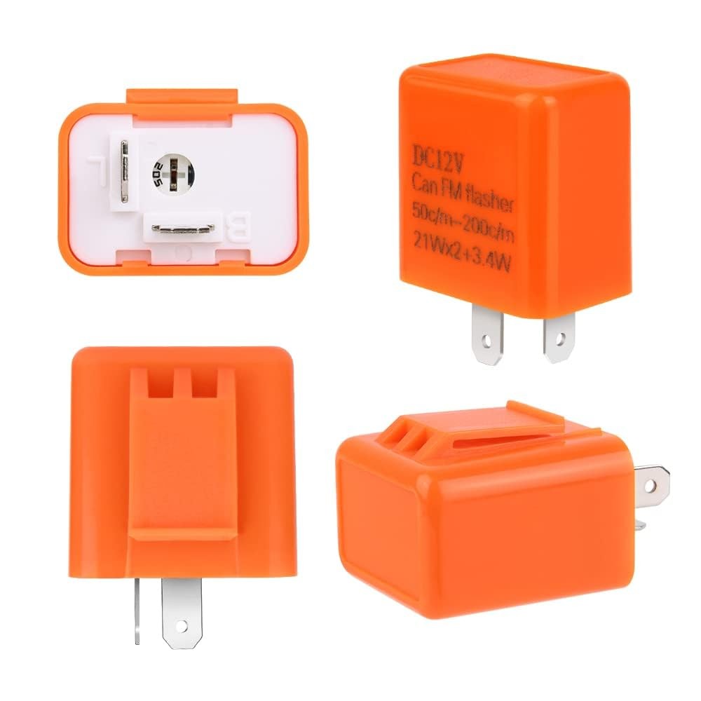 12V LED Flasher Relay 2-Pin Adjustable Turn Signal Indicator