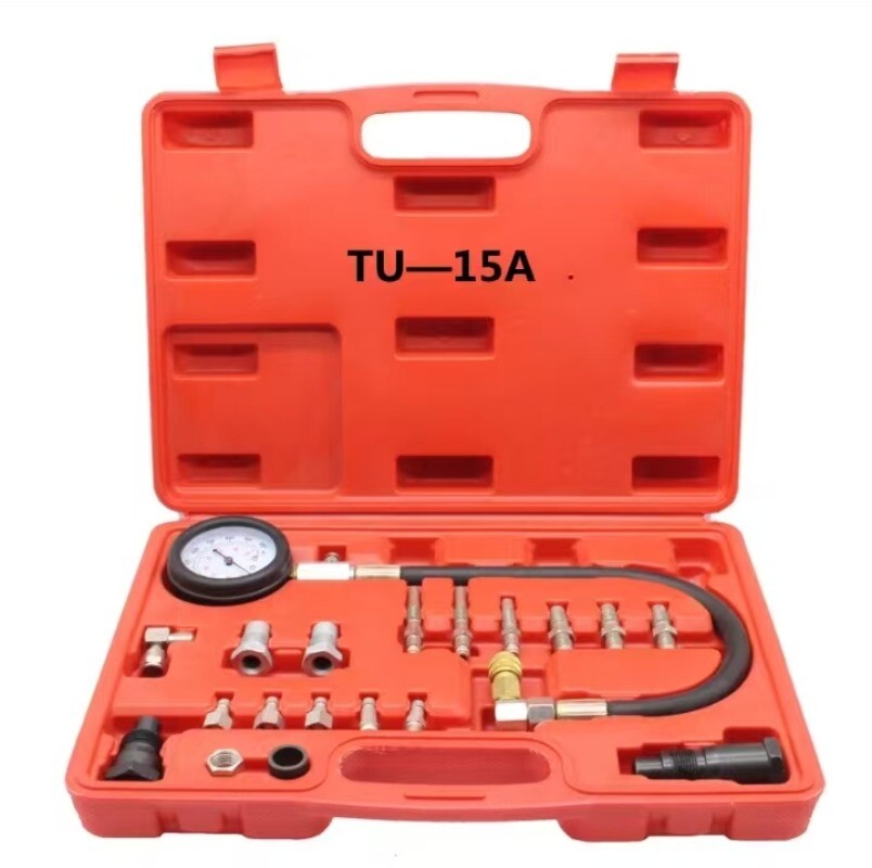 Diesel Engine Cylinder Compression Tester Adapter Set Gauge Diagnostic Tools