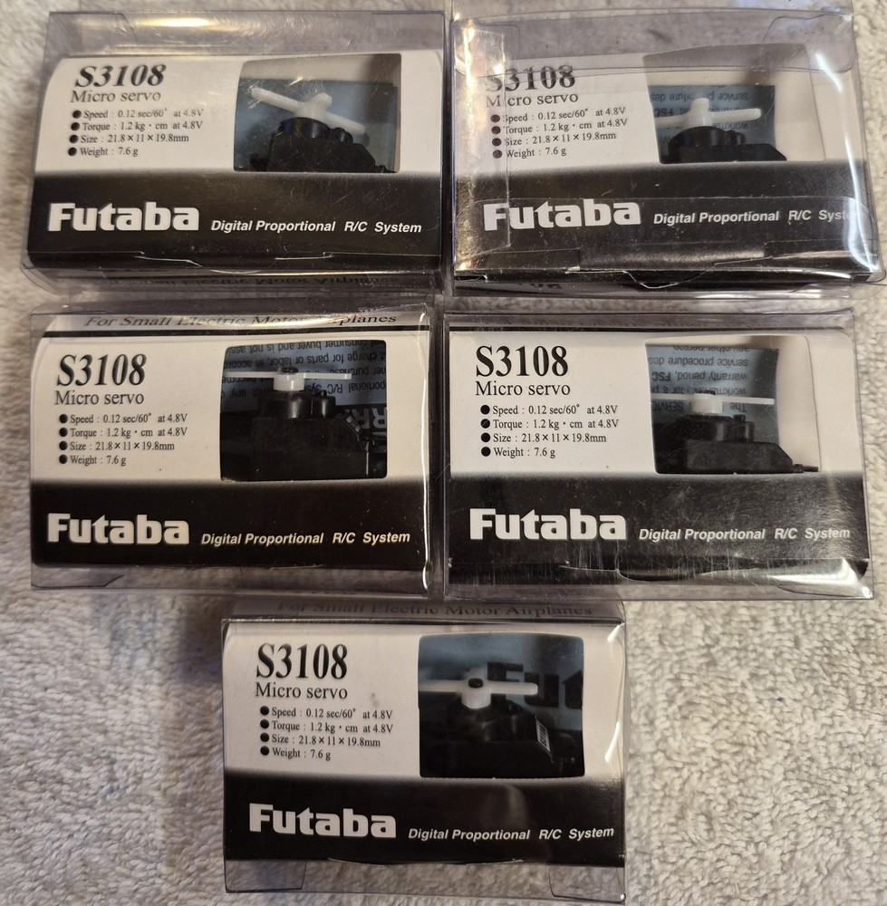 Futaba Servo FP-S3108 Micro Servo for small models sealed package