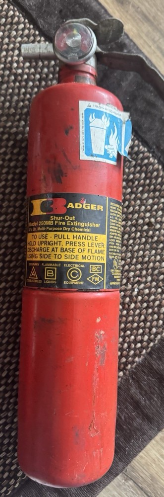 Vintage Badger Fire Extiguisher