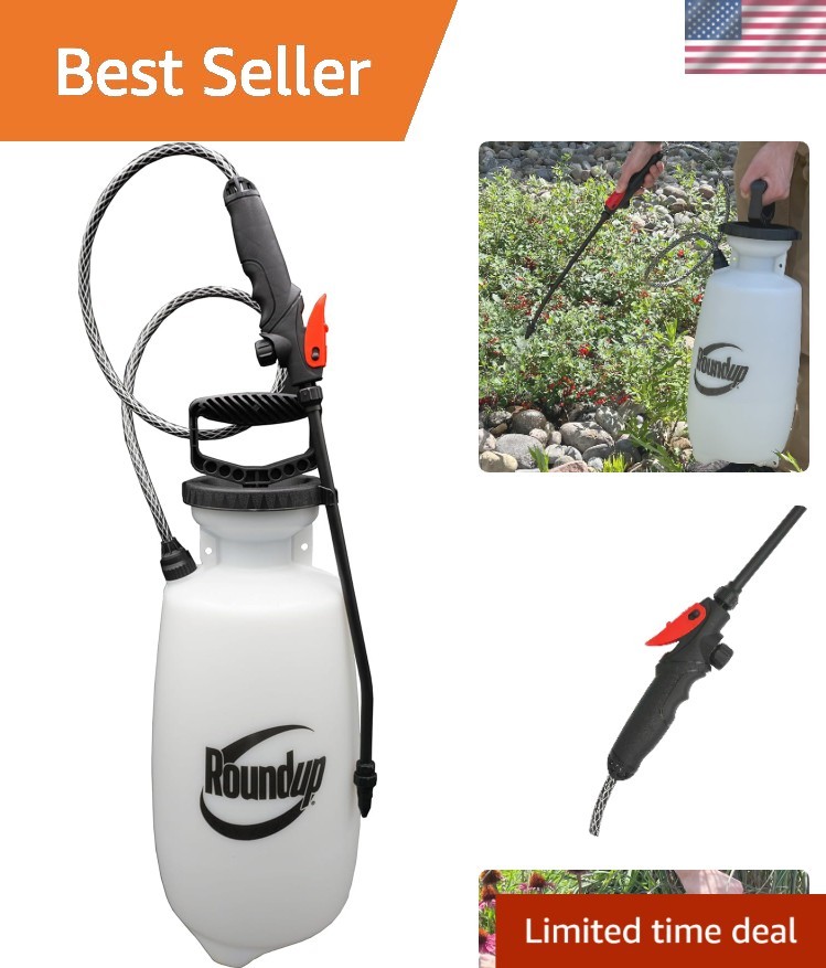 Efficient 2-Gallon Sprayer with Adjustable Nozzles for Pest Control & Cleaning