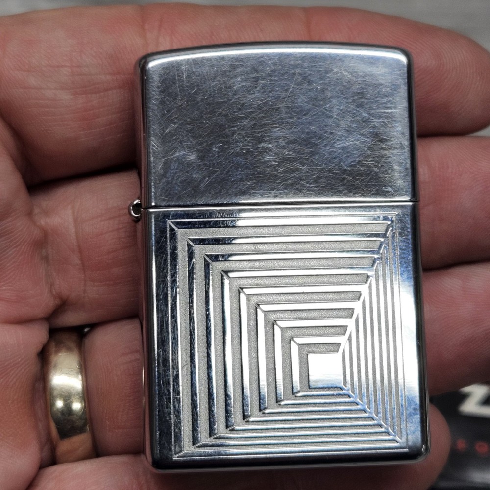 Zippo Laser Cut Lighter 2004