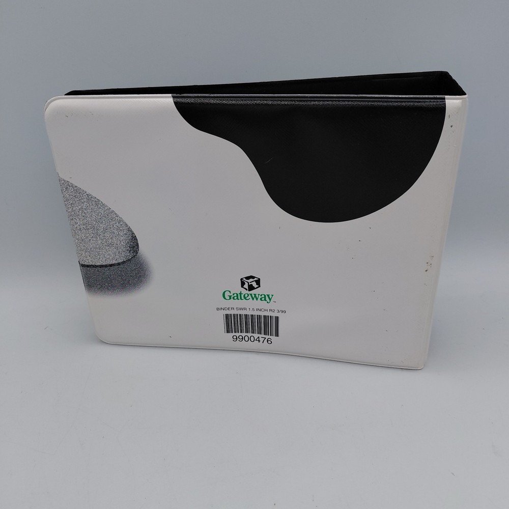 Original Vintage Gateway Computer Software Storage Binder w/Sleeves No Discs