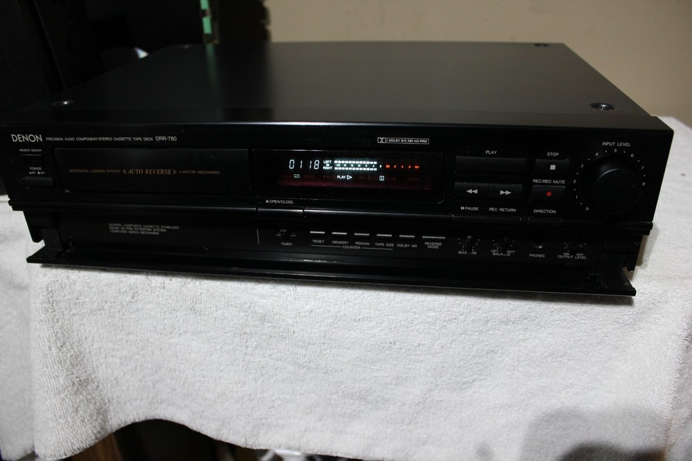 Nice Denon DRR-780 Horizontal Load Cassette Tape Deck
