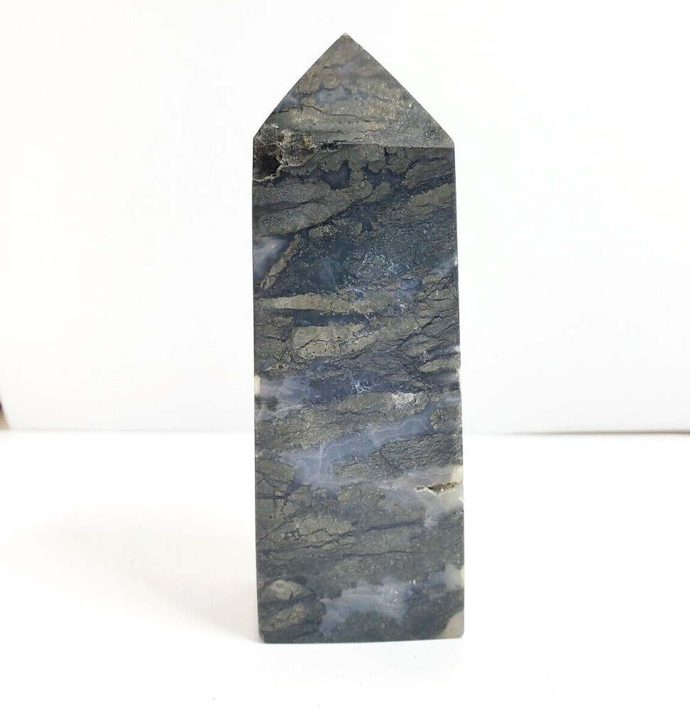 Moss Agate Tower 4" x 1.25"