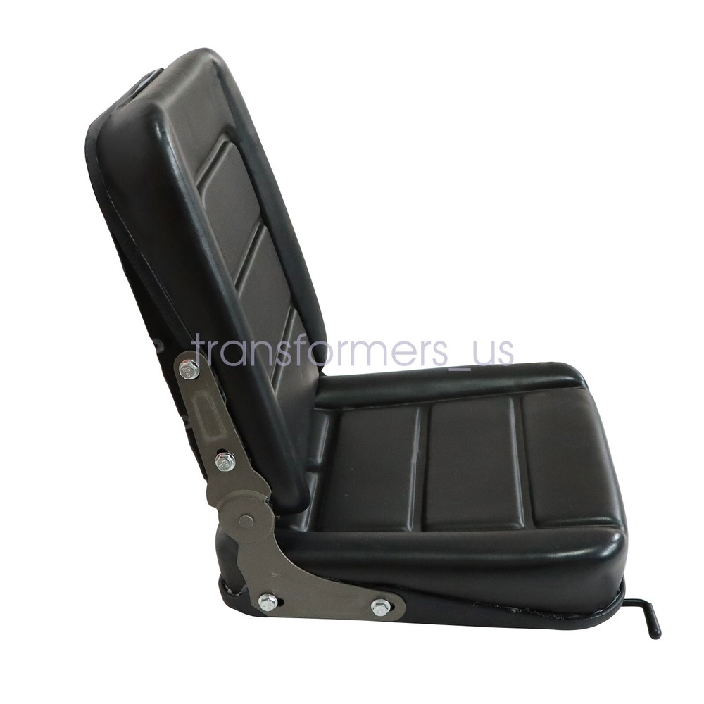 Universal Forklift Seat Fold Down Tractor Seat with Adjustable Angle Back