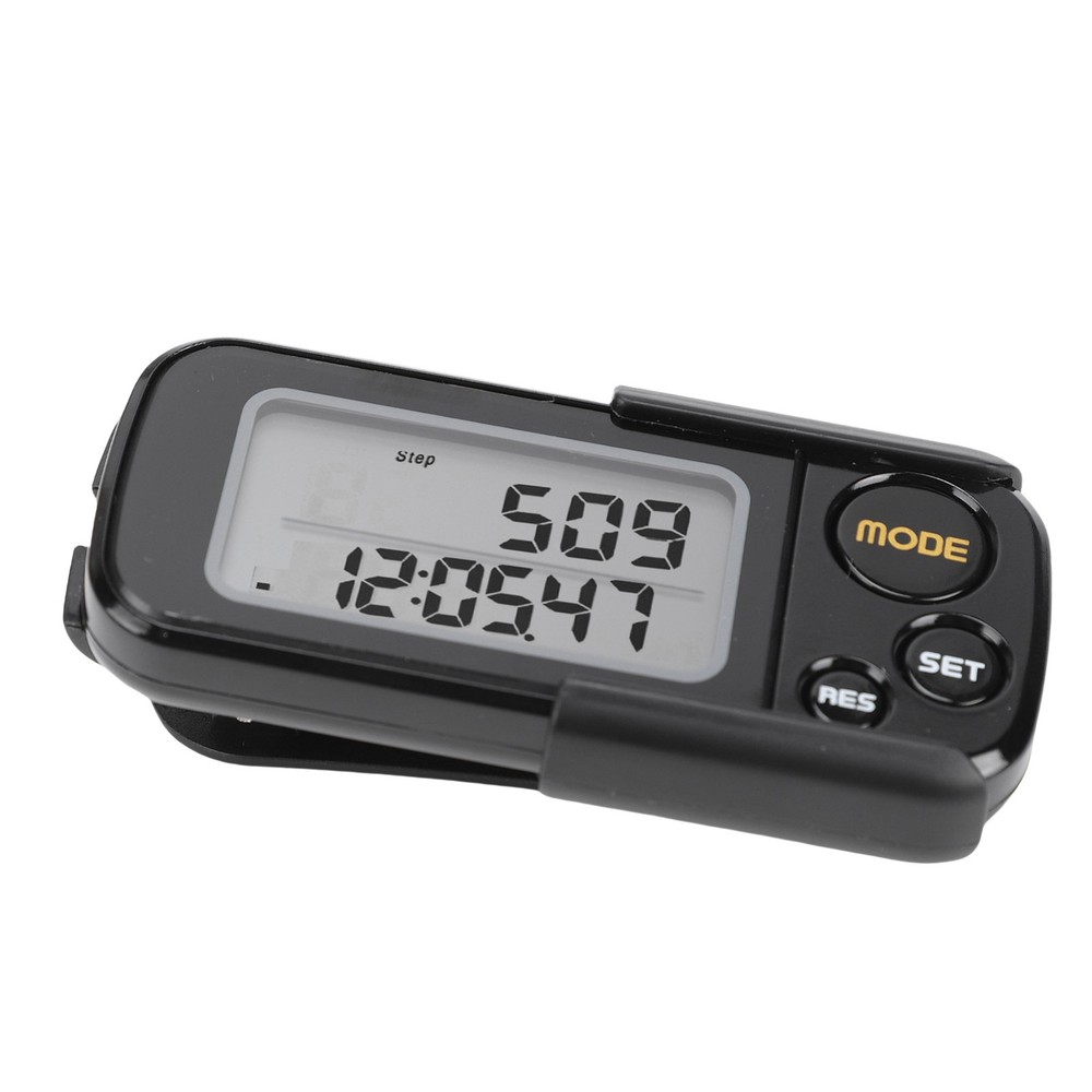 Walking 3D Pedometer With Large Digital Display 30 Days Memory Accurate Step