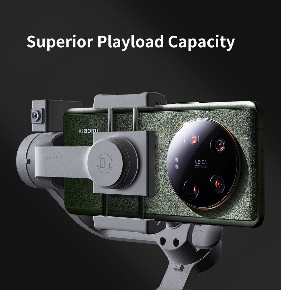 TOALLIN 3-Axis Gimbal Stabilizer for iPhone Android |AI Tracking|Gesture Control