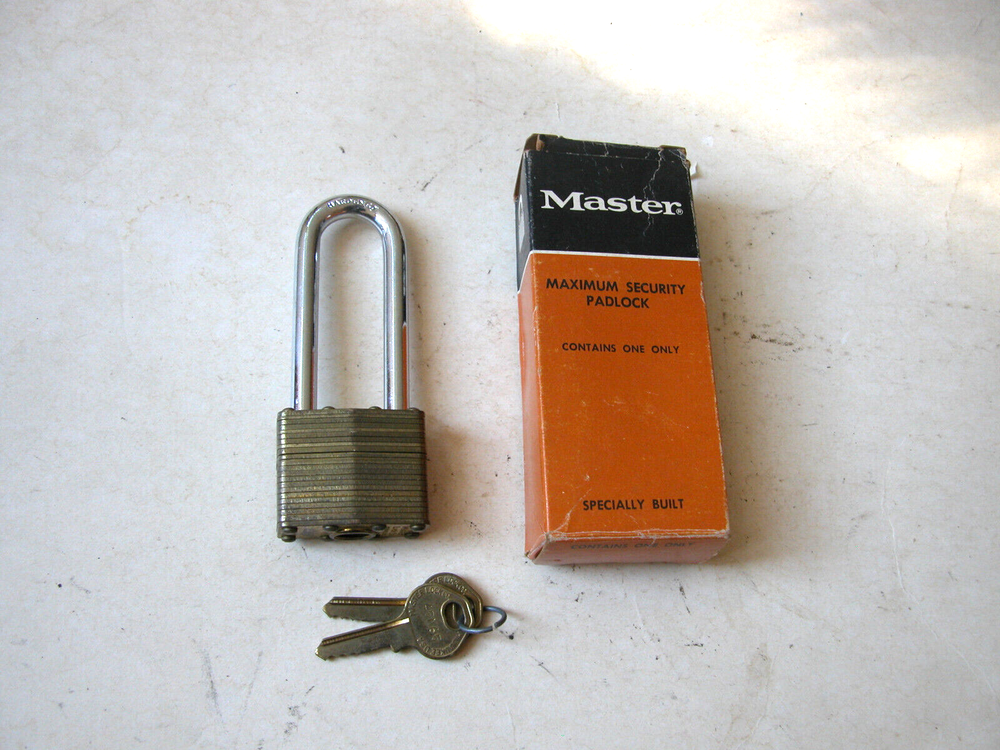 Master Lock Maximum Security Padlock No. 82 2-1/2" Shackle