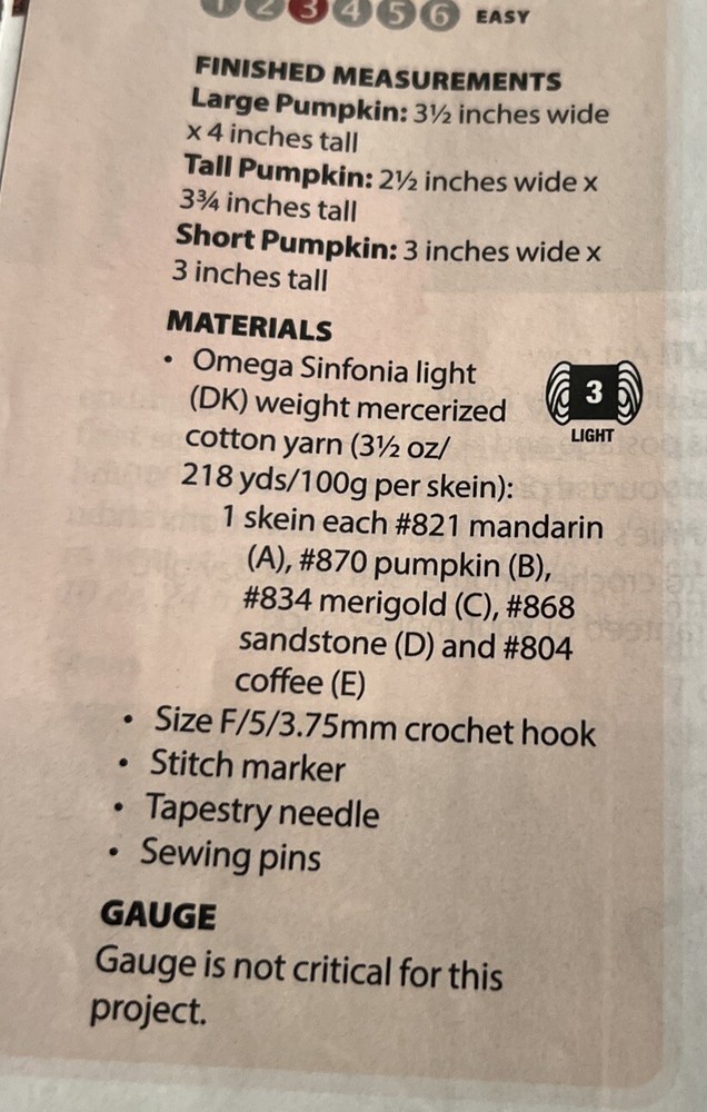 CROCHET ~ “Festive Pumpkin Garland” ~ PATTERN~