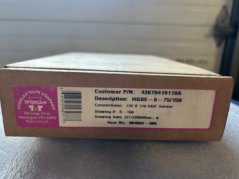 Sporlan ODF Discharge Bypass