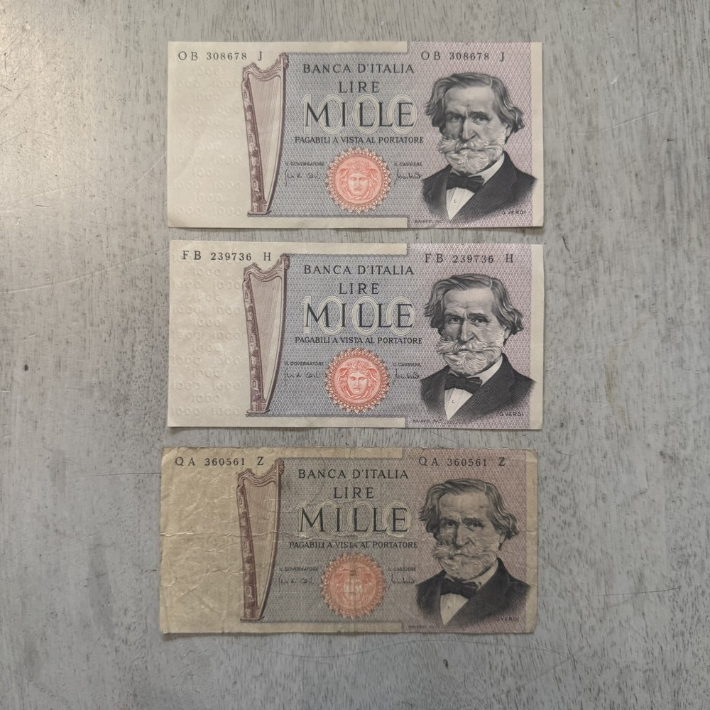 Italy 1000 Lire 1969