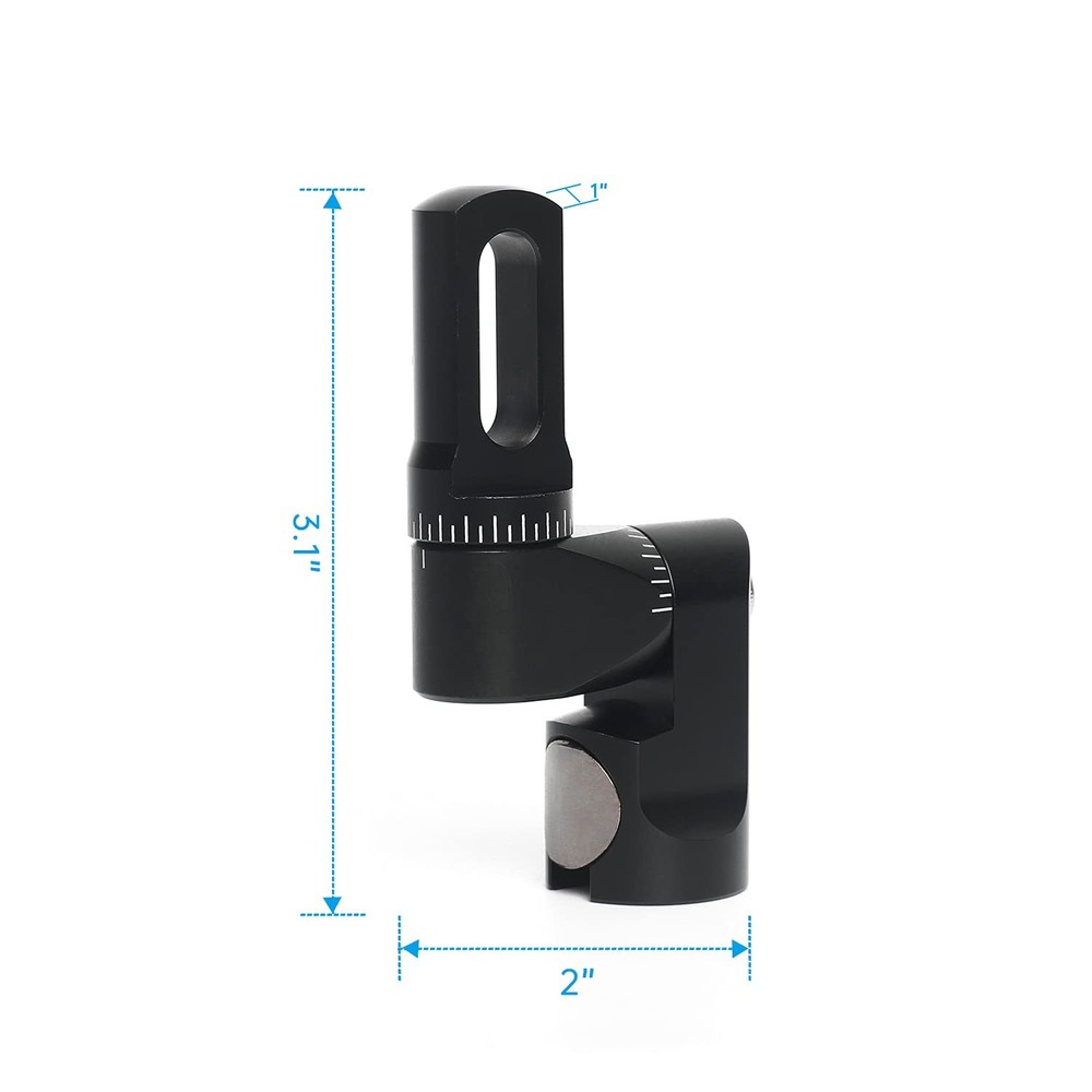 Perogen Single Side Adjustable V-Bar Mount Bow Stabilizer Quick Disconnect Ro...