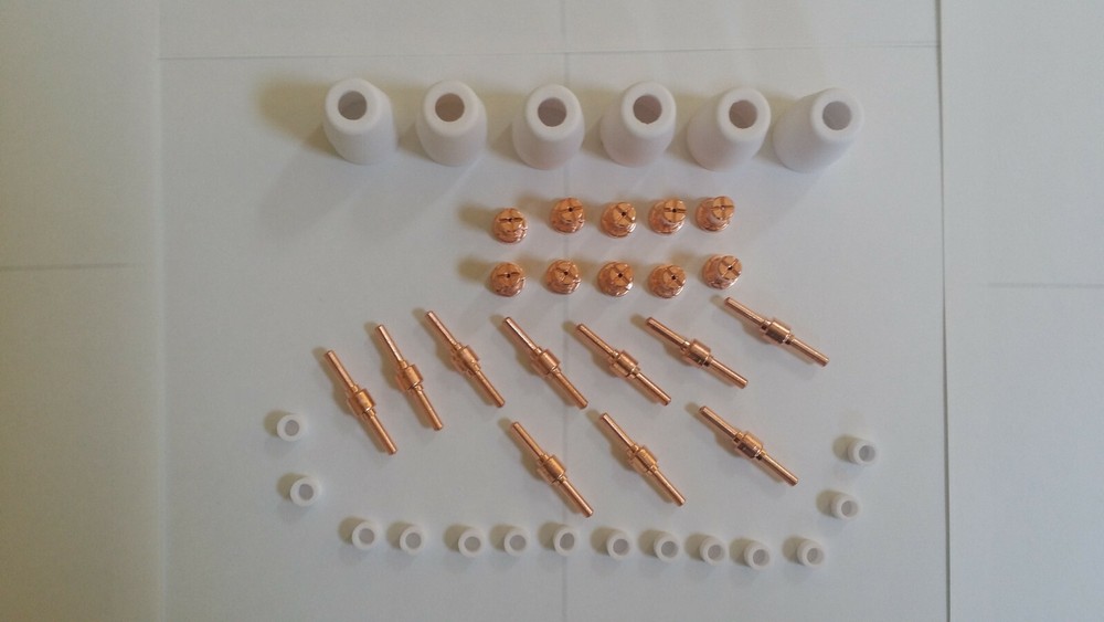 REBOOT RBC-6000D CONSUMABLES 40PCS COPPER EXTENDED FOR PLASMA CUTTER