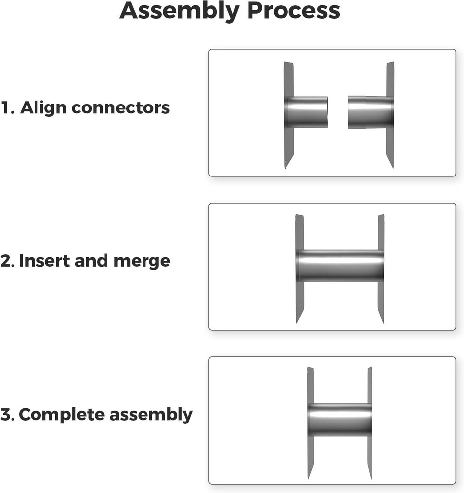 Venting Parts Horizontal Vent Kit for Gas Tankless Water Heater Stainless Steel