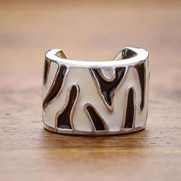 CharMED Stackable Personalize Stethoscope Bling Charm | Zebra Print