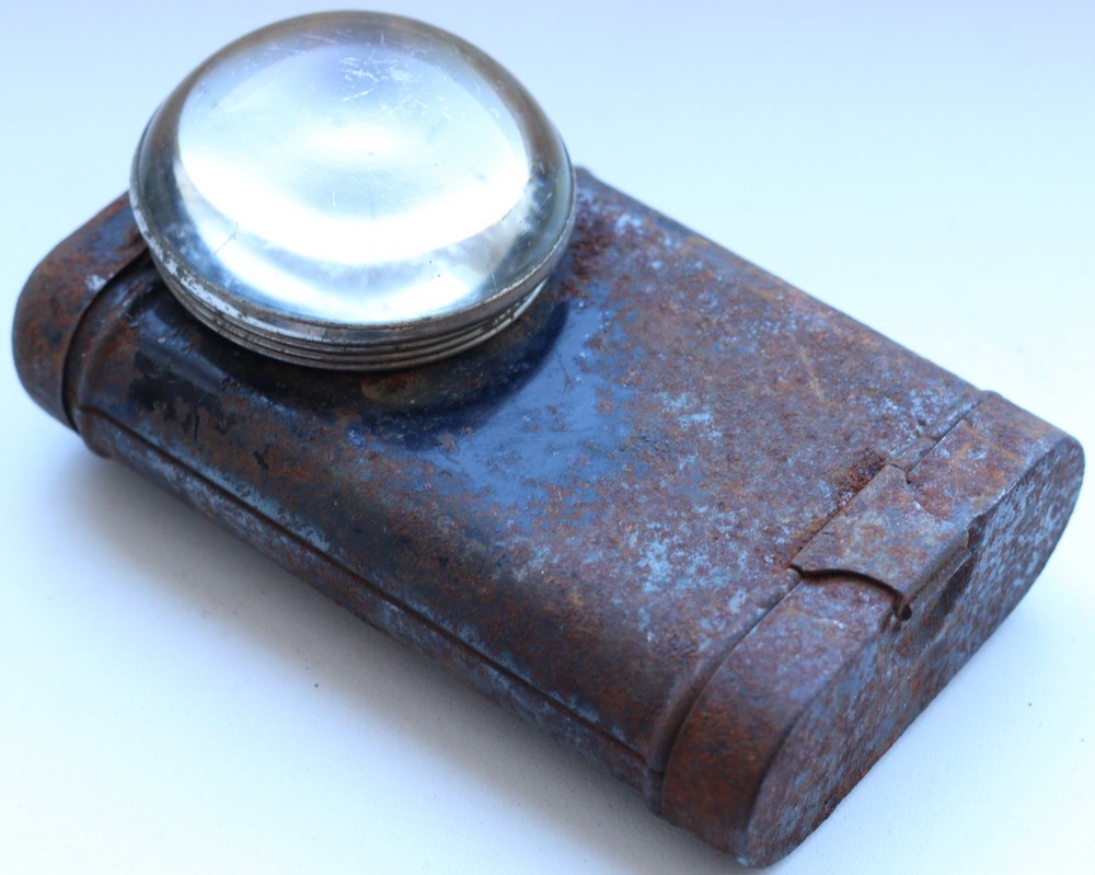 WWII WW2 GERMAN WEHRMACH ORIGINAL FLASHLIGHT (Y26-01)