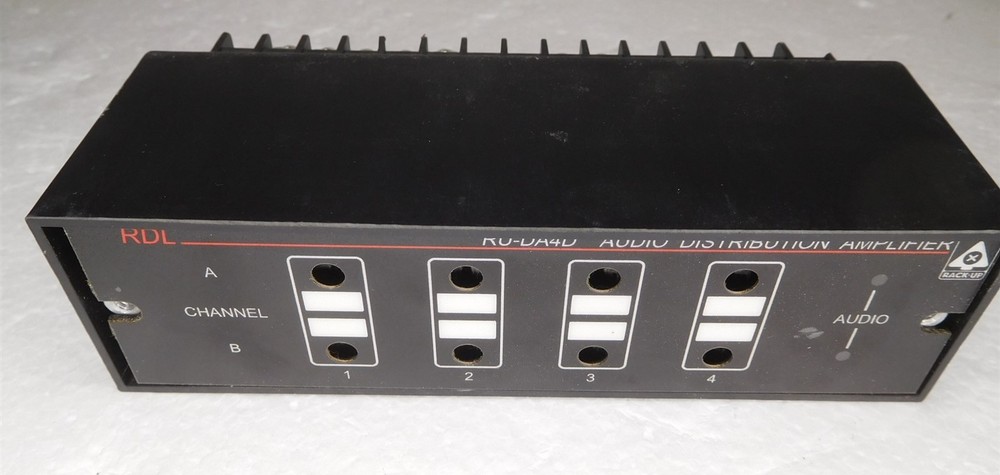 RDL RU-DA4D Audio Distribution Amplifier (PLS READ) (021926)