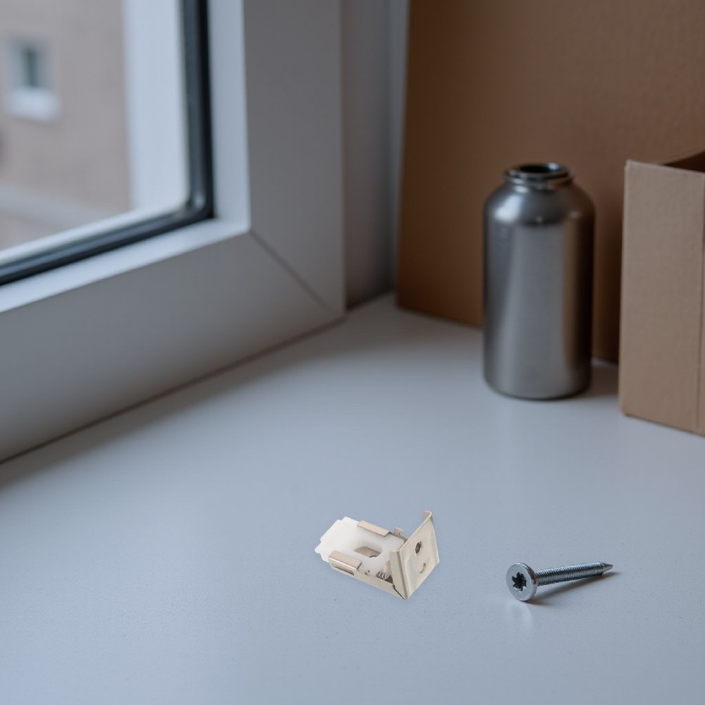 Door Blinds Bottom Bracket Brackets Replacement Curtain Installation