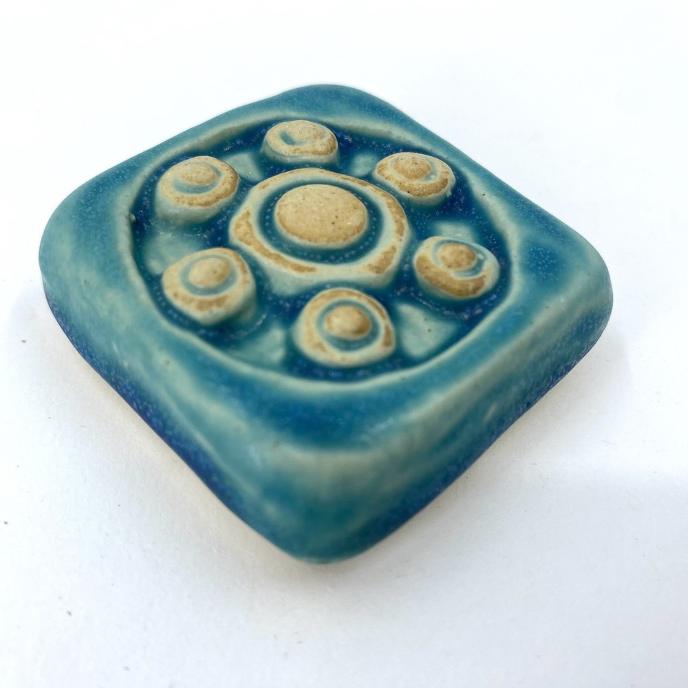 Wheel 2x2" Ceramic Art Tile By Gretchen Kramp