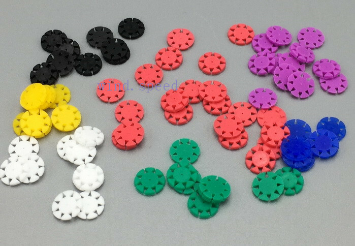 1000pcs Memo Discs Memory Disc For Dental Files Counters Endo Safety Usage Red