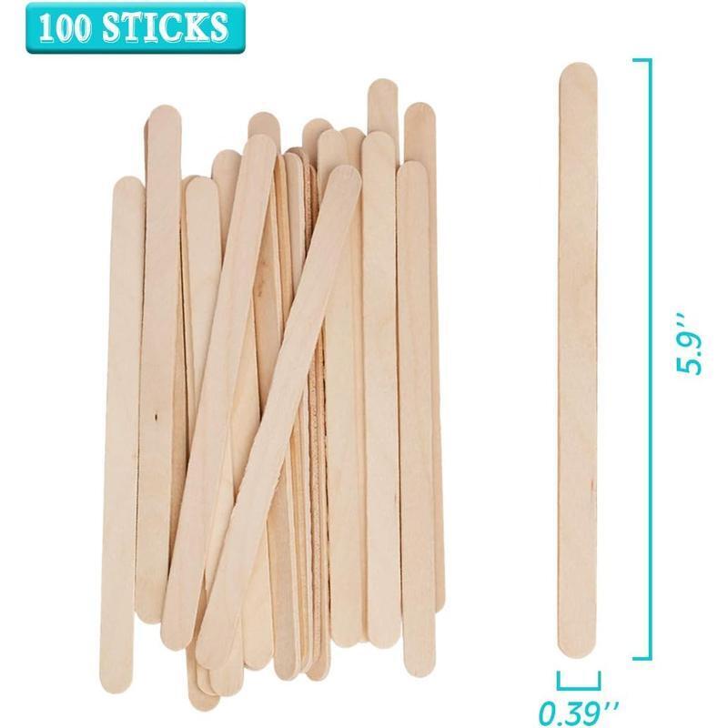 100pcs 8oz Clear Plastic Measuring Scale Cups W/ Stirring Sticks Polyethylene US
