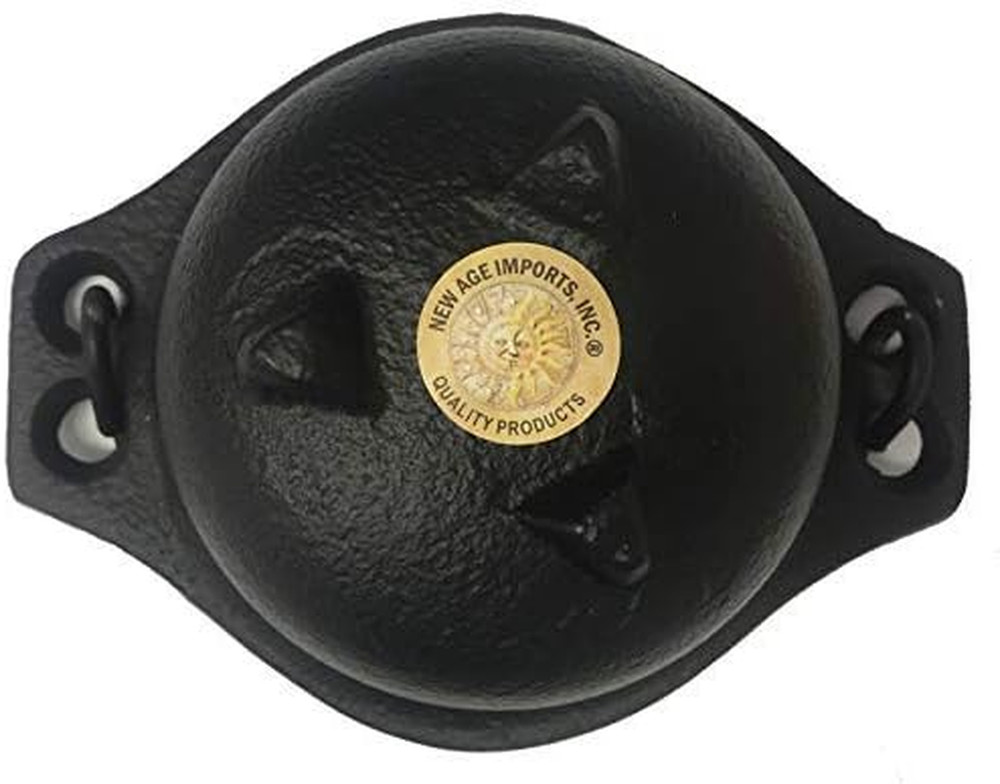 Cast Iron Cauldron with Handle, 4" Diameter, 2.5" inside Diameter