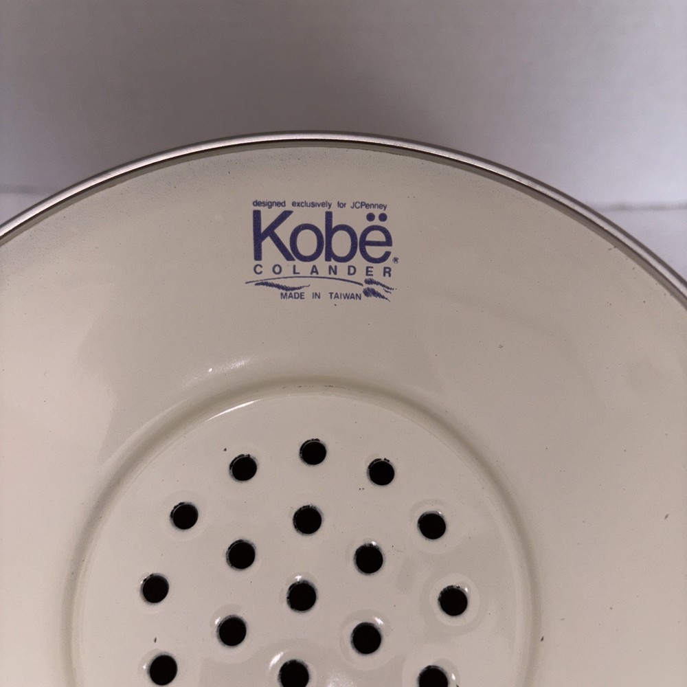 Kobe Colander, Floral Pattern , JC Penney