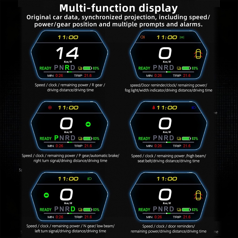 Dashboard Display for Tesla Model Y Model 3 2019-2025 CarPlay Android Auto