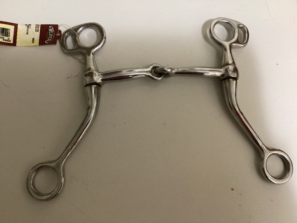 5” Weaver Single Joint Tom Thumb Snaffle, NOSWT