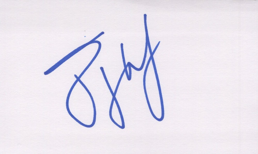 Tracy Morgan signed 3x5 card