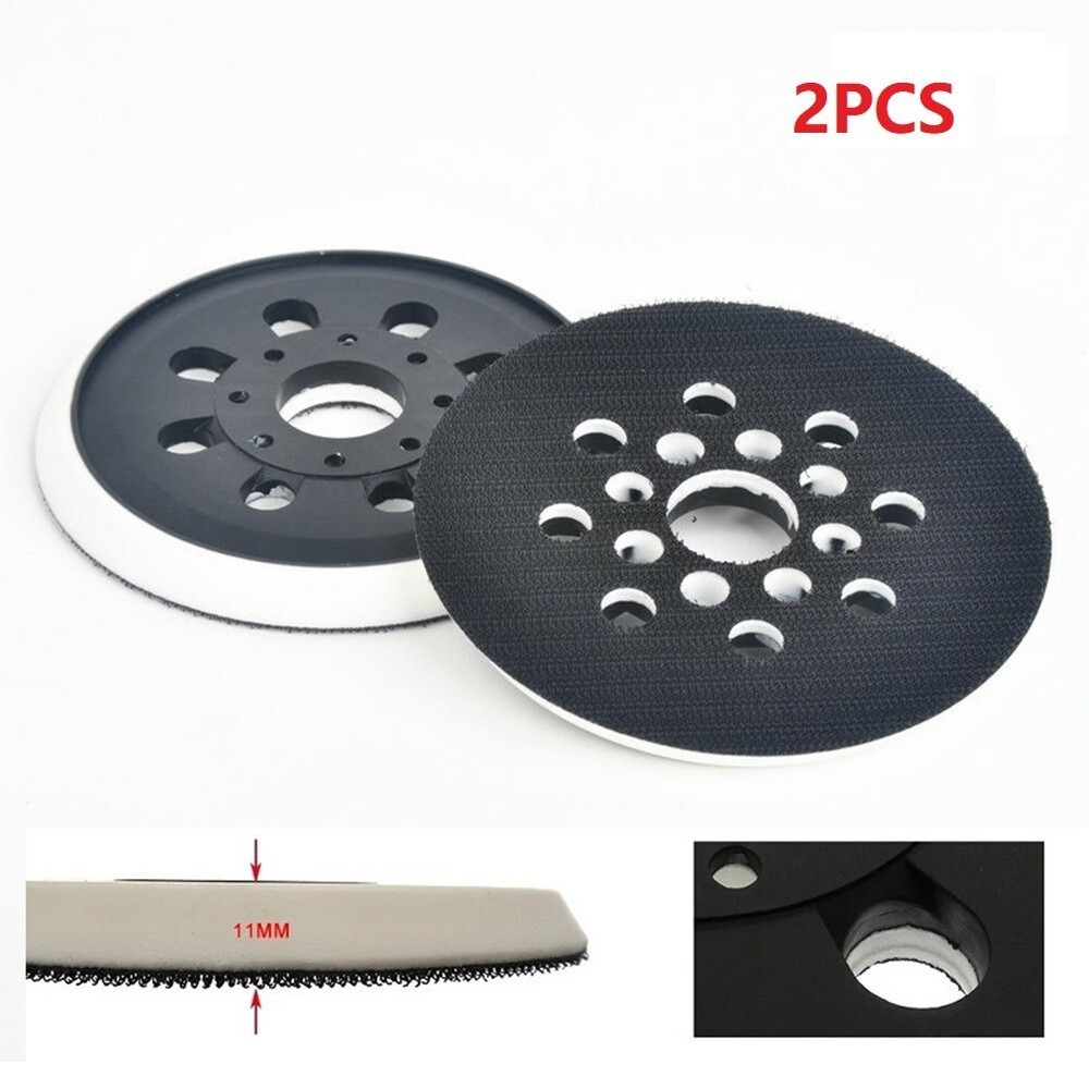 2pcs Backing Pad 125mm Sanding Pad Hook And Loop For Bosch GEX125-1AE PEX220