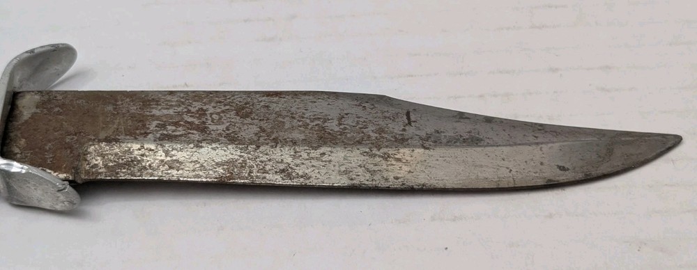 Vintage Fixed Blade Bowie Knife Need TLC