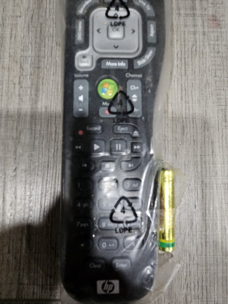 HP Microsoft Windows Media Center Remote Control Universal Model with USB