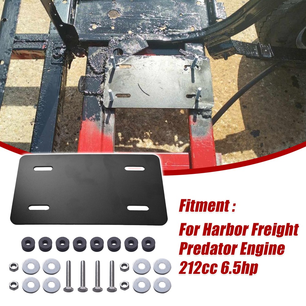 Predator 212cc Motor Mount Bracket Kit for Generator DIY Replacement Go Kartr