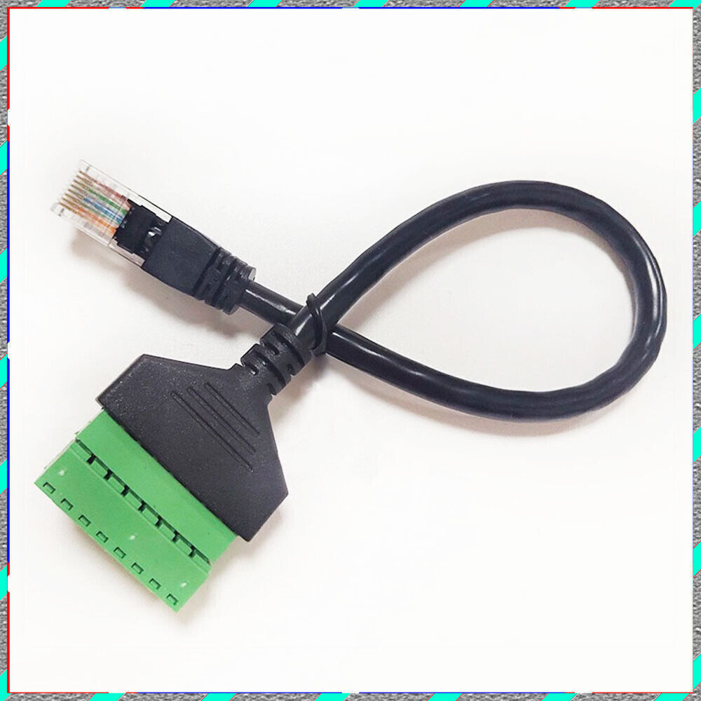 Solderless belt screws can be fixed terminal RJ45 network cable extension cable