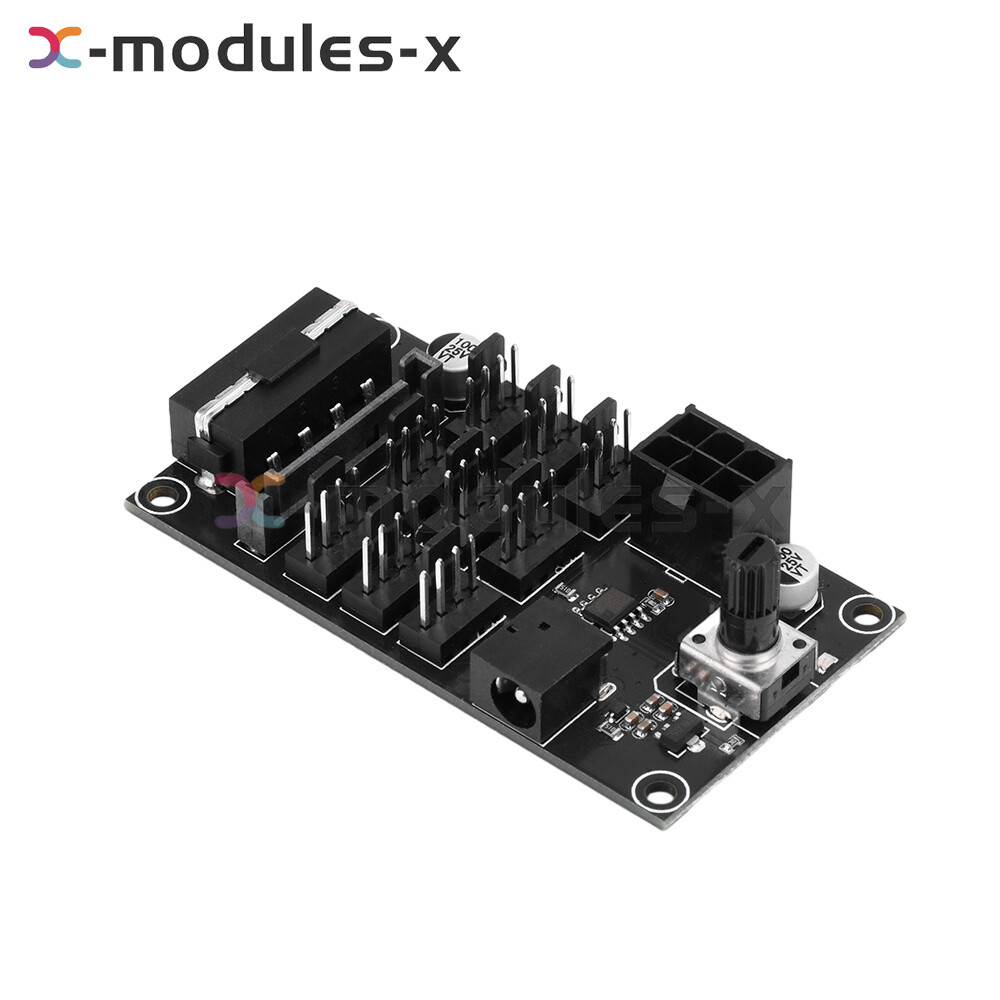 Computer Chassis PWM Violent Fan Speed Controller 9-Channel Fan Hub Controller